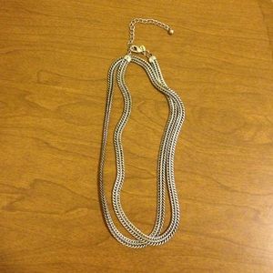 Chicos silver plated necklace
