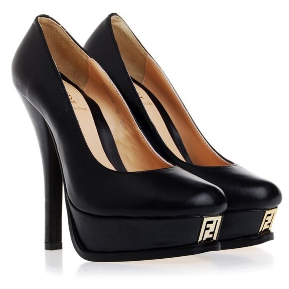 Black Authentic Fendi Pumps