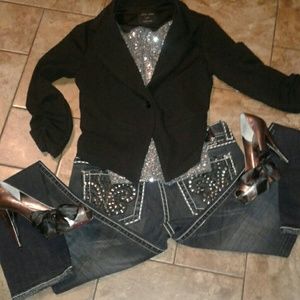 Paris Hilton heels. Gray and black Size 8.