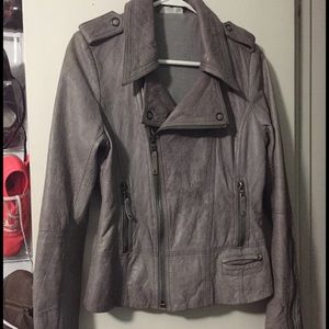 Ever | Jackets & Coats | Ever Brand 0 Authentic Leather Biker Jacket ...