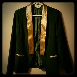 *PRICE DROP* BCNU Metallic Tuxedo Blazer Jacket