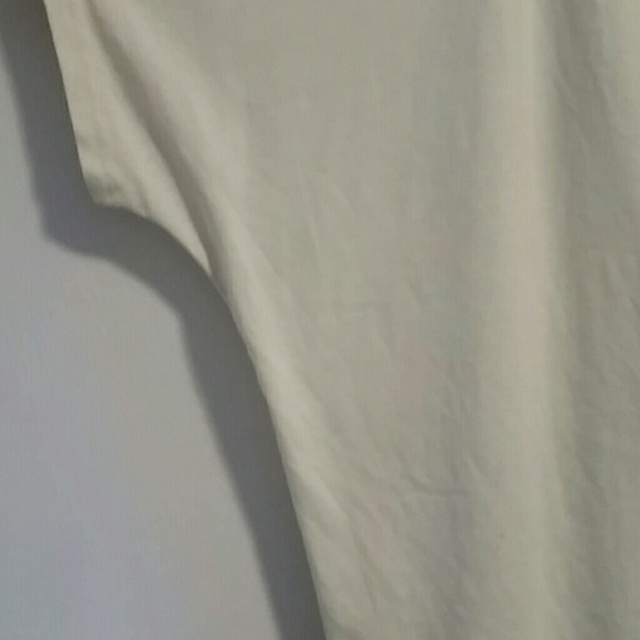 White Cold Shoulder T shirt - Picture 3 of 4