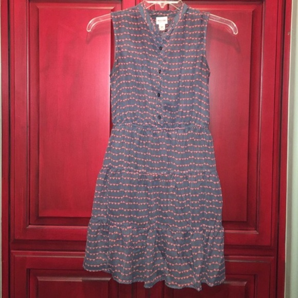 Pink and Gray Triangle Dress