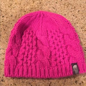 Pink North Face Women's Knit Hat