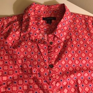 Lands End Patterned Shirt