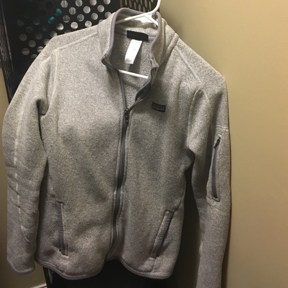 PATAGONIA grey full zip Better Sweater