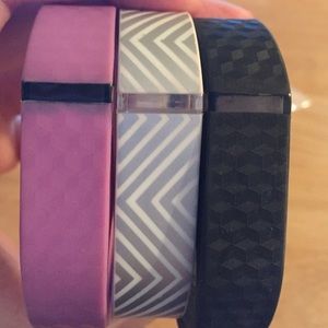 Set of 3 small Fitbit flex bands