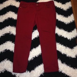 Red Skinny Jeans