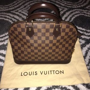 Authentic Louis Vuitton Damier Print Alma PM Bag