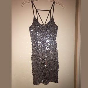 Sequined Tight Party Dress
