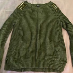 Express Green Sweater