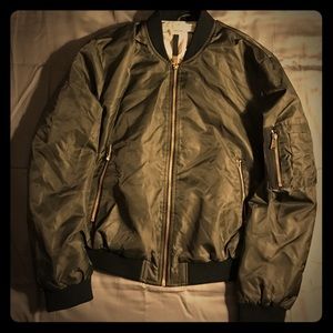 Zara Basic Outwear Bomber Jacket