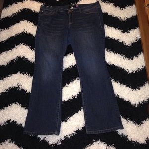 Blue Bootcut Jeans