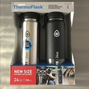 (2) 24oz thermo flasks