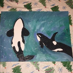 Orca painting by me