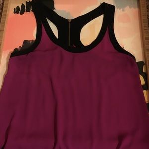 Express tank with zipper back