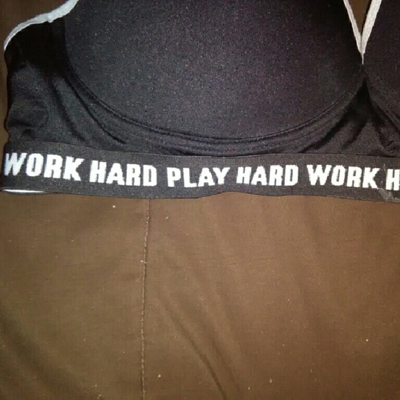 Black Sports Bra - Picture 3 of 3