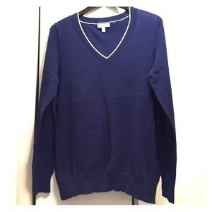 Royal purple/blue BR v-neck sweater