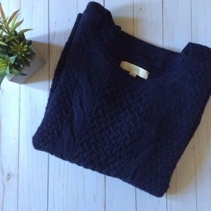 Loft quilted sweater size small