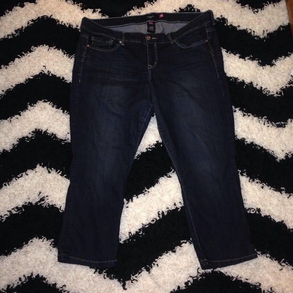 Blue Crop Jeans