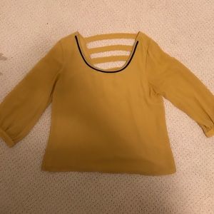 Burnt yellow blouse
