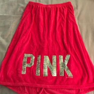 PINK Sequin Bath Wrap