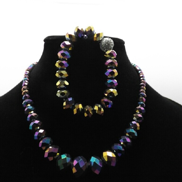 Faceted Necklace Set