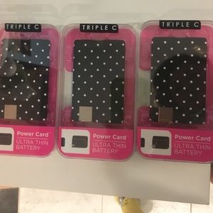 Rechargeable on the go backup battery