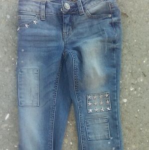 Justice skinny jeans only worn once