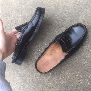 bass weejun mules