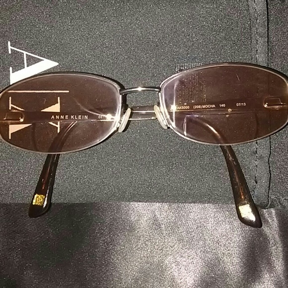 Anne Klein bronze colored tinted reading glasses