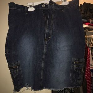 Denim mini