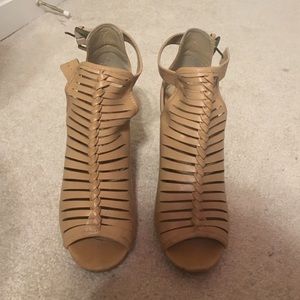 Chinese Laundry Open Toe Booties Size 7