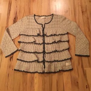 Odd Molly Ruffled Cardigan