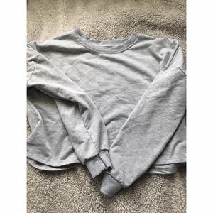 ✨FINAL PRICE✨ Cropped gray sweatshirt