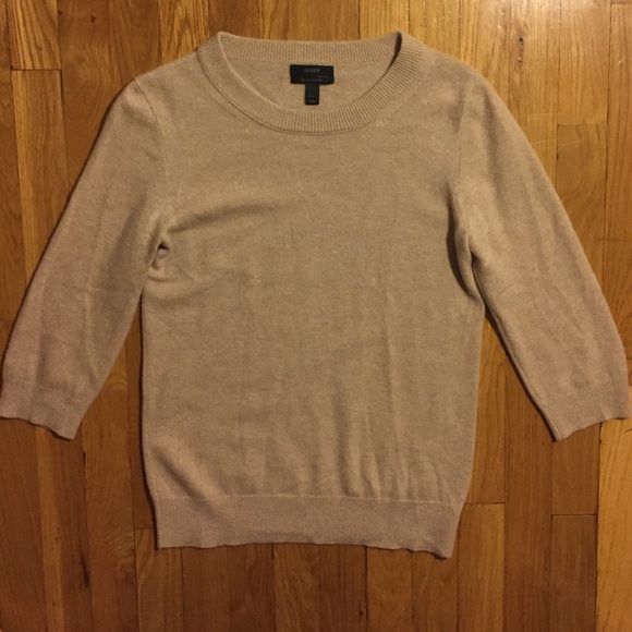 J. Crew Cashmere Cream Sweater