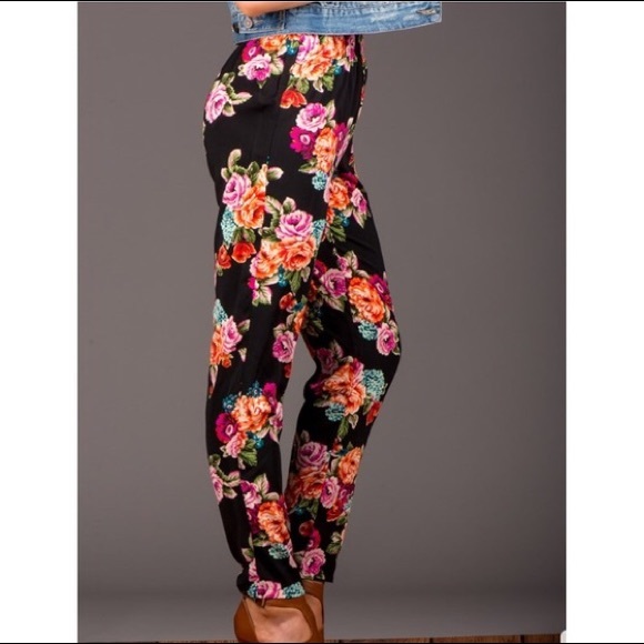 Floral Light Weight Joggers