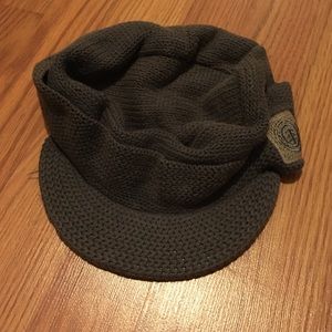 Winter hat with visor