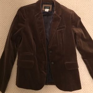 Suede brown blazer