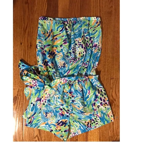 Lilly Pulitzer sea soirée romper size small