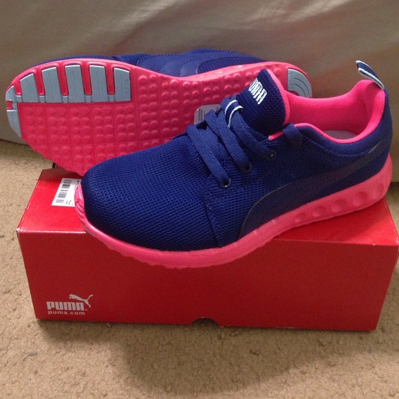 New Pumas navy and coral