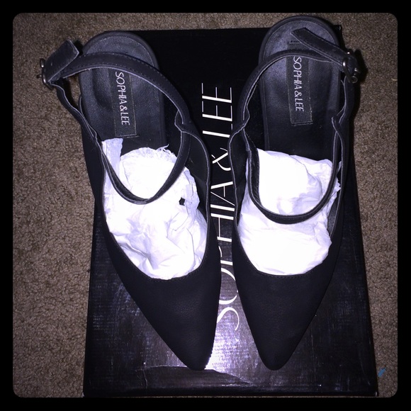 Sophia & Lee Black heels