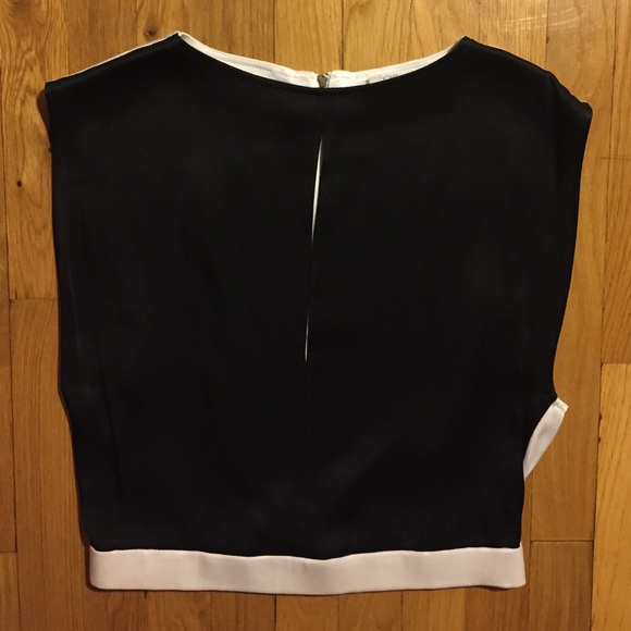 Helmut Lang Silk Crop Top