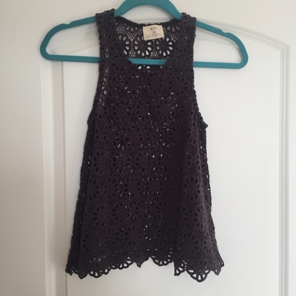 Crocheted tank top from urban outfitters