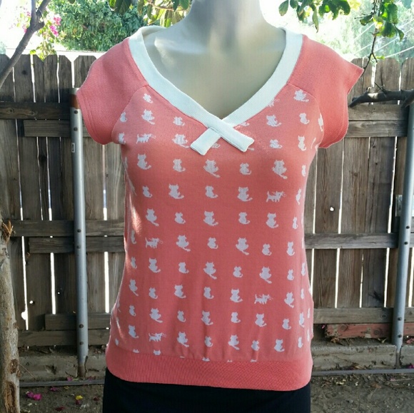 Cat print top