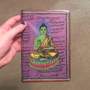 Pretty recycled paper journal