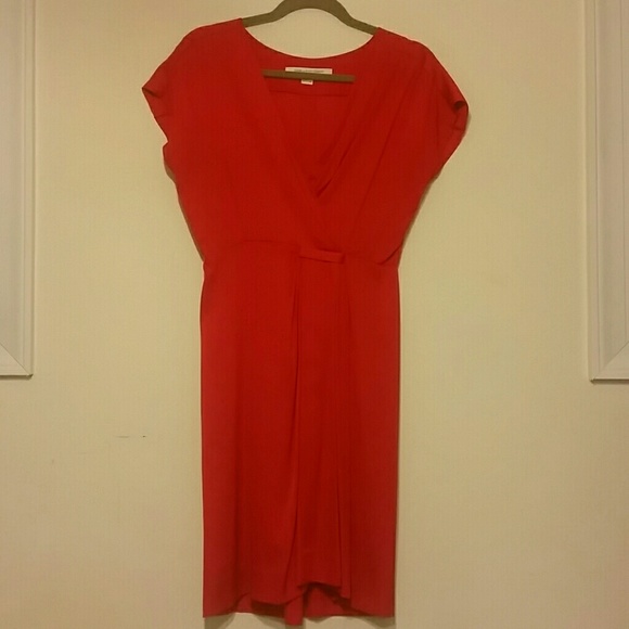 Silk Red Diane von Furstenberg Grecian Mini