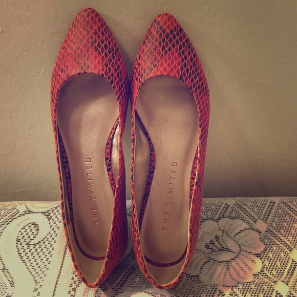 The Limited Laurie Snakeprint Flats
