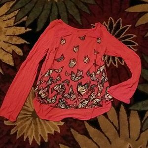 Butterfly shirt size:8