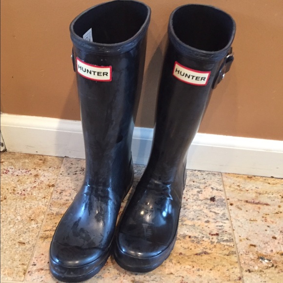 Black matte Hunter Boots